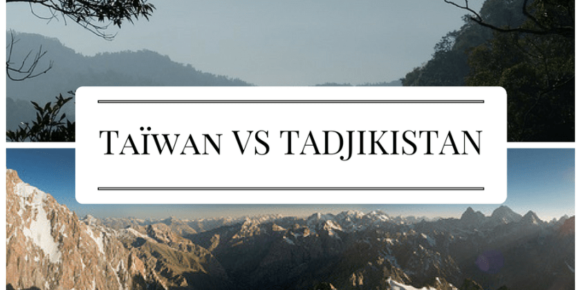 Taïwan VS Tadjikistan trouve ton stage à l'étranger